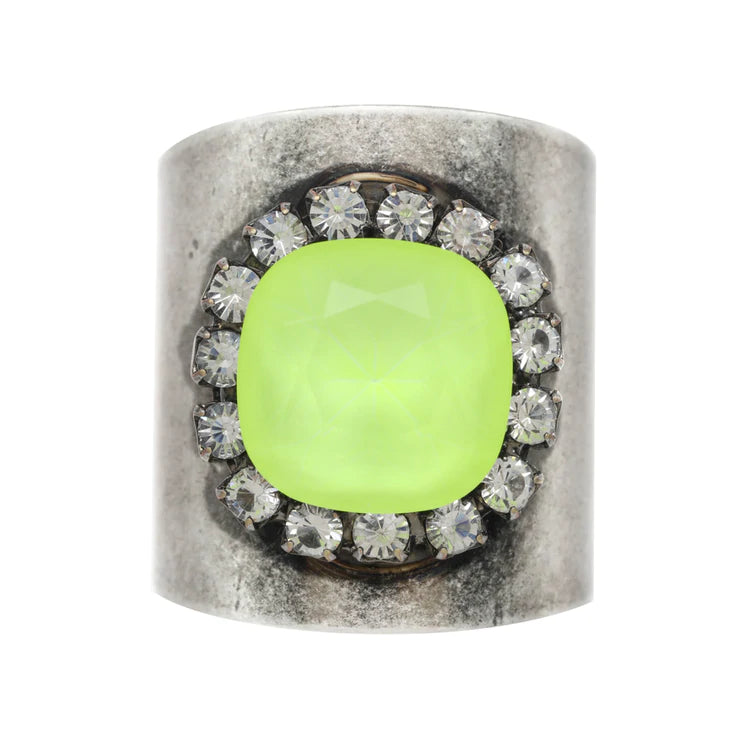 [PRE-ORDER] Tova Sydney Square Antique Silver in Electric Yellow (Buy 2 Get 1 Free Mix & Match)