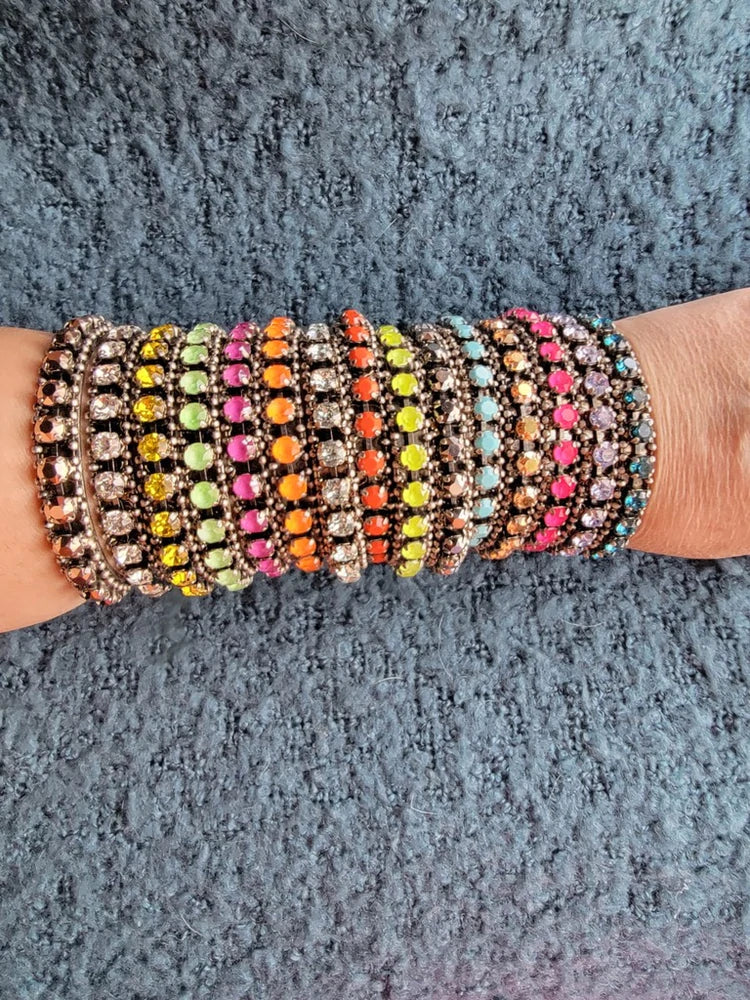 [PRE-ORDER] Tova Mini Coco Cuff In Antique Silver Electric Yellow (Buy 2 Get 1 Free Mix & Match)