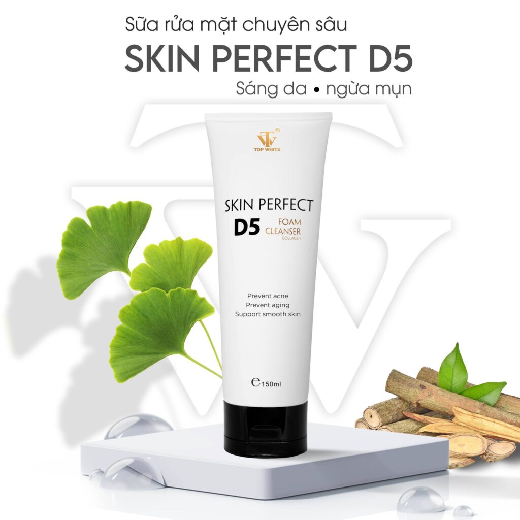 TOP WHITE PRODUCT SET FOR CLEANING SKIN, PREVENTING BLEMISHES, DARK SPOTS