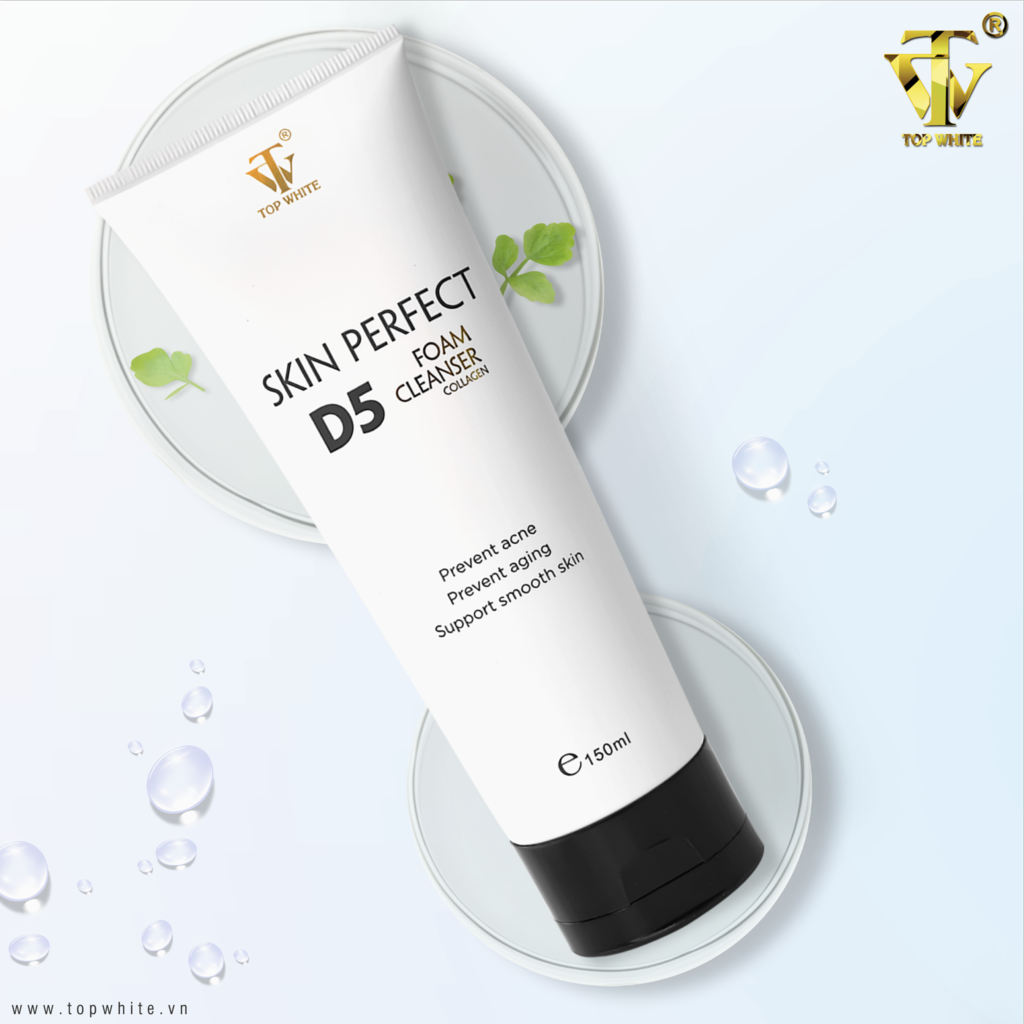 TOP WHITE PRODUCT SET FOR CLEANING SKIN, PREVENTING BLEMISHES, DARK SPOTS