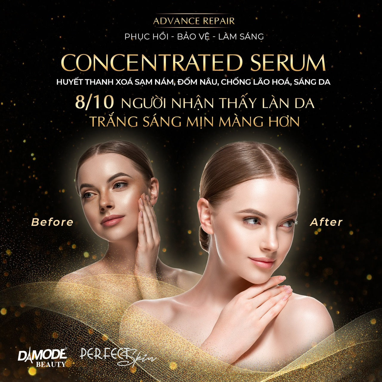 Damode Perfect Skin Advance Repair Concentrated Serum - 30ml
