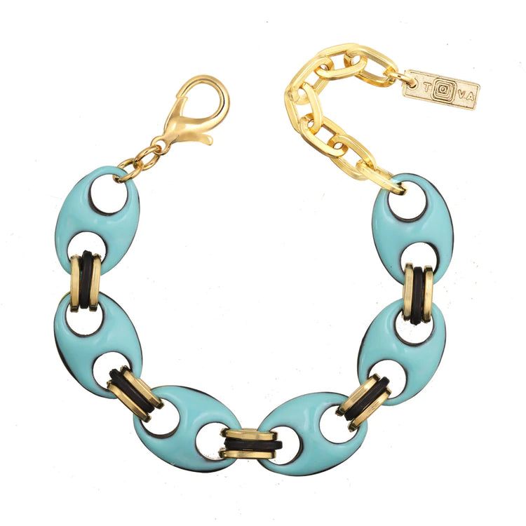 [PRE-ORDER] Tova Amherst Reversible Turquoise / Bright Yellow Bracelet (Buy 2 Get 1 Free Mix & Match)