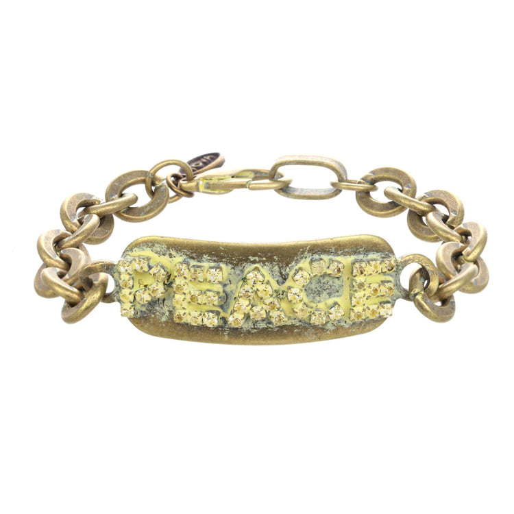 [PRE-ORDER] Tova Peace ID Ox Brass Patina (Buy 2 Get 1 Free Mix & Match)