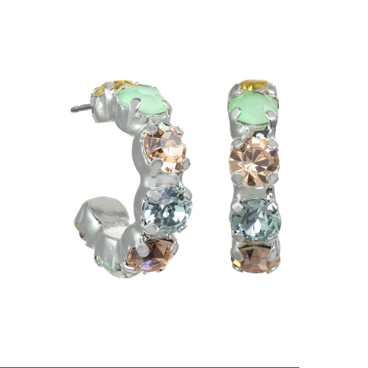 [PRE-ORDER] Tova Lola POP Hoops in Silver Pastel (Buy 2 Get 1 Free Mix & Match)