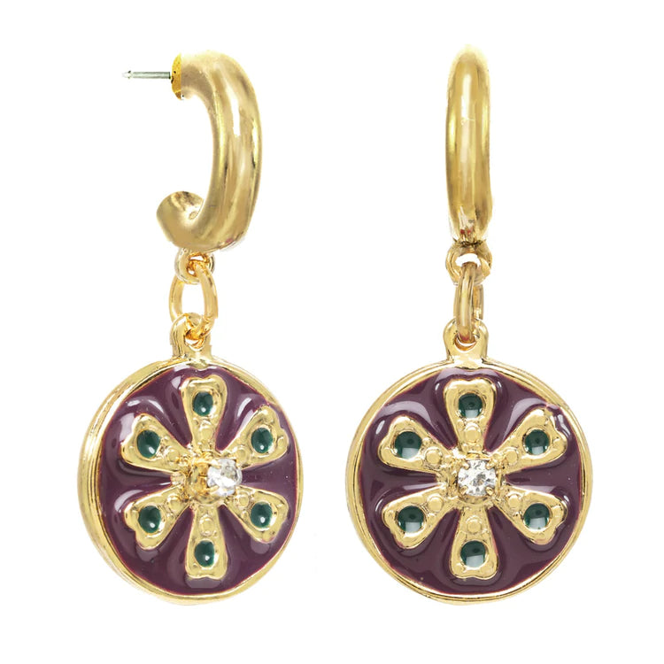 [PRE-ORDER] Tova Rieser Earrings in Burgundy (Buy 2 Get 1 Free Mix & Match)