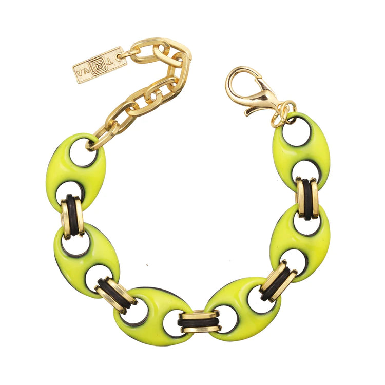 [PRE-ORDER] Tova Amherst Reversible Hot Pink/Bright Yellow Bracelet (Buy 2 Get 1 Free Mix & Match)