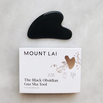 Mount Lai The Black Obsidian Gua Sha Facial Lifting Tool