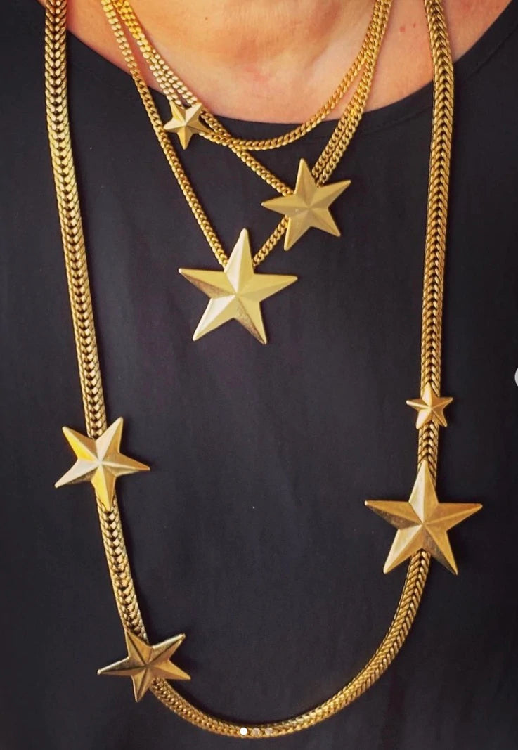 [PRE-ORDER] Tova Oklahoma City Stars Necklace - Gold (Buy 2 Get 1 Free Mix & Match)