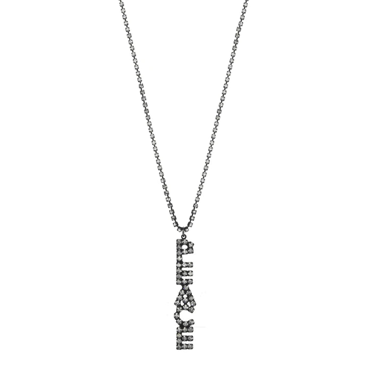 [PRE-ORDER] Tova Peace Pendant Metallic Necklace (Buy 2 Get 1 Free Mix & Match)