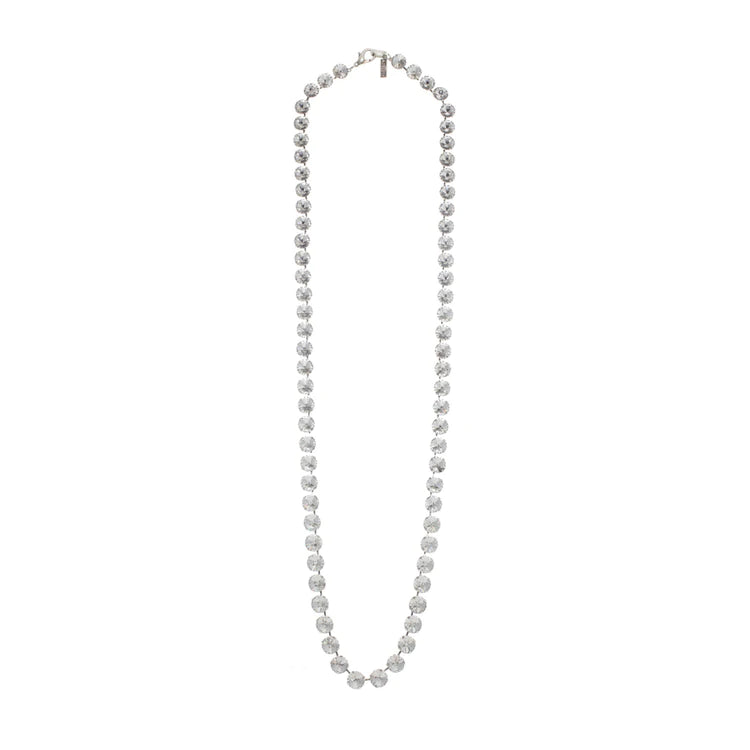 [PRE-ORDER] Tova Eliza - Antique Silver - Clear Necklace (Buy 2 Get 1 Free Mix & Match)