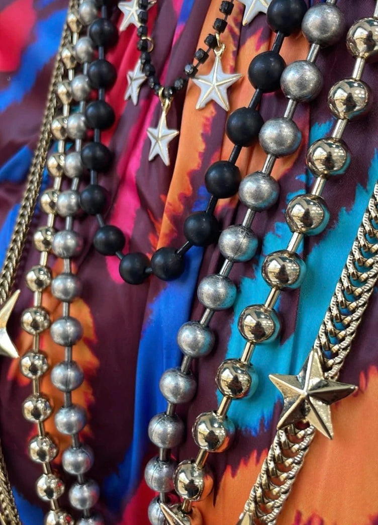 [PRE-ORDER] Tova Radmilla Long Necklace in Antique Silver (Buy 2 Get 1 Free Mix & Match)