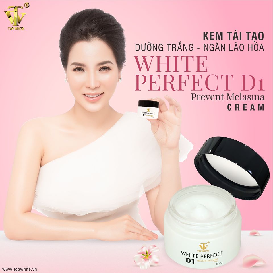 Top White product set whitens skin, prevents melasma, freckles, age spots