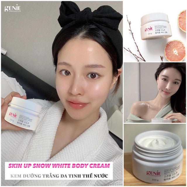 Genie Skin Up Snow White Body Cream 200g