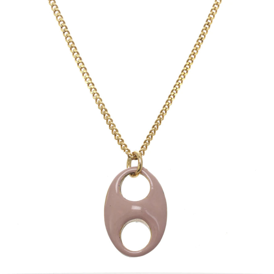 [PRE-ORDER] Tova Amherst Reversible Single Necklace Turquoise / Blush (Buy 2 Get 1 Free Mix & Match)