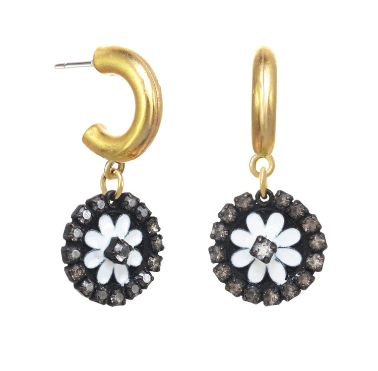 [PRE-ORDER] Tova Marguerite Drop Hoops in Smutt (Buy 2 Get 1 Free Mix & Match)
