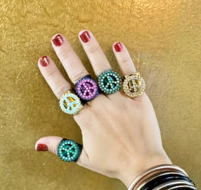 [PRE-ORDER] Tova Peace out Ring - Patinas (Buy 2 Get 1 Free Mix & Match)