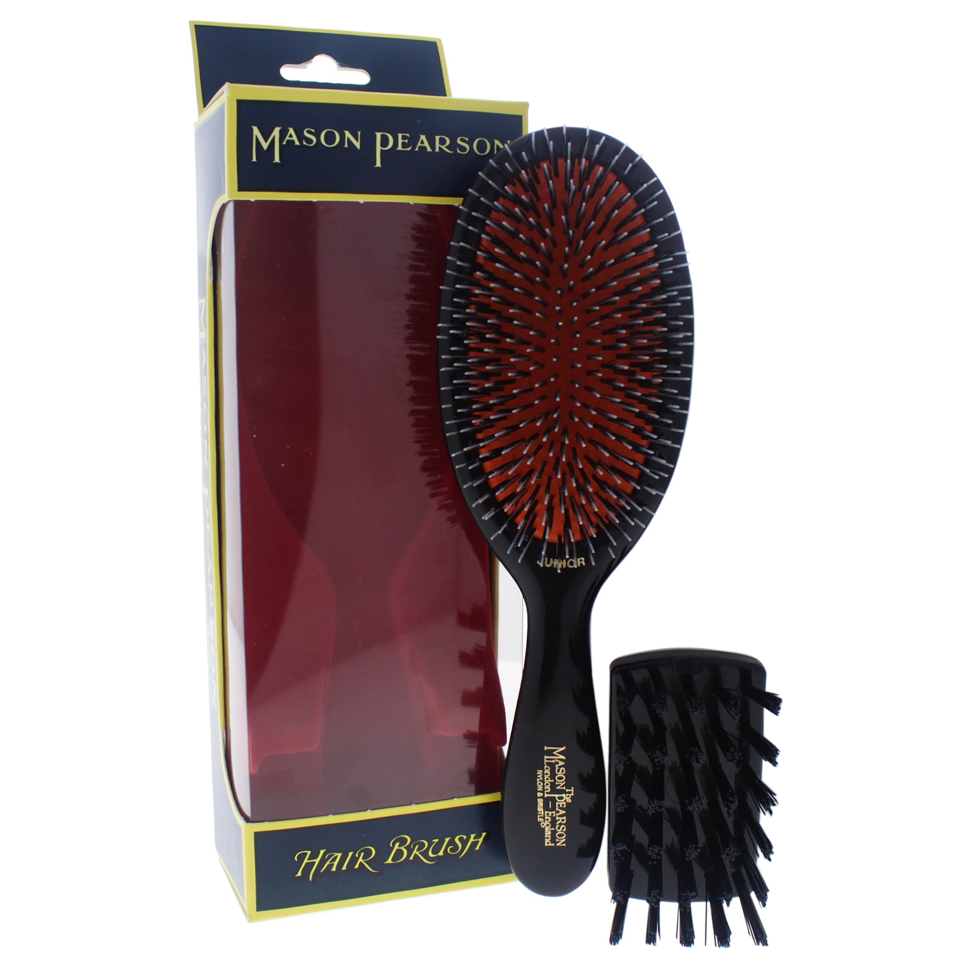 Mason Pearson Junior Mixture Brush - Dark Ruby [IN-STORE PURCHASE ONLY]