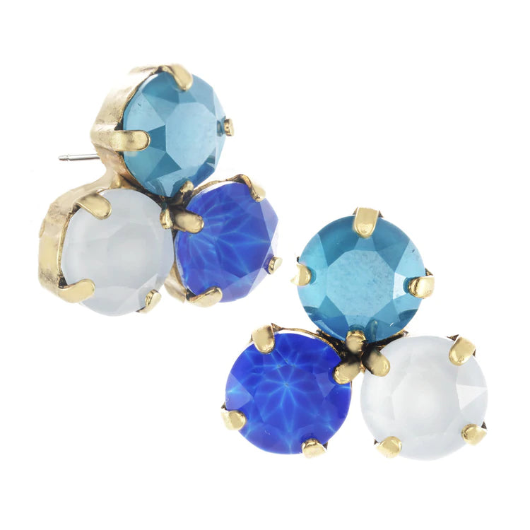 [PRE-ORDER] Tova Ines Earrings in Blue Mix (Buy 2 Get 1 Free Mix & Match)