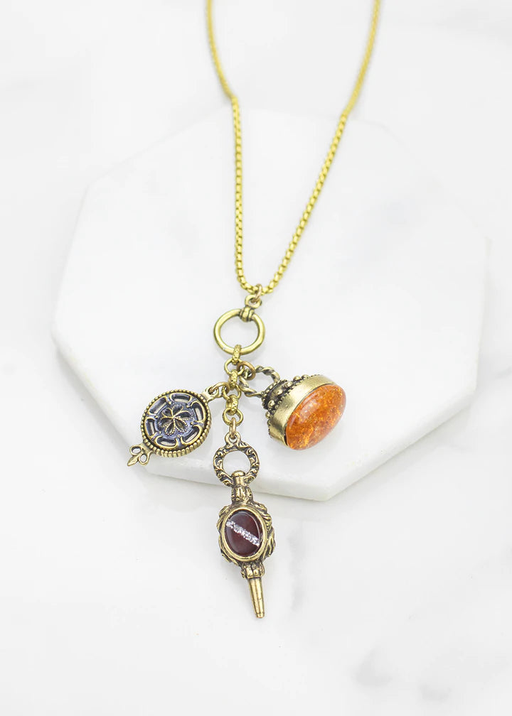 Grandmother's Buttons Augusta Charm Necklace [PRE-ORDER] (Buy 2 Get 1 Free Mix & Match)
