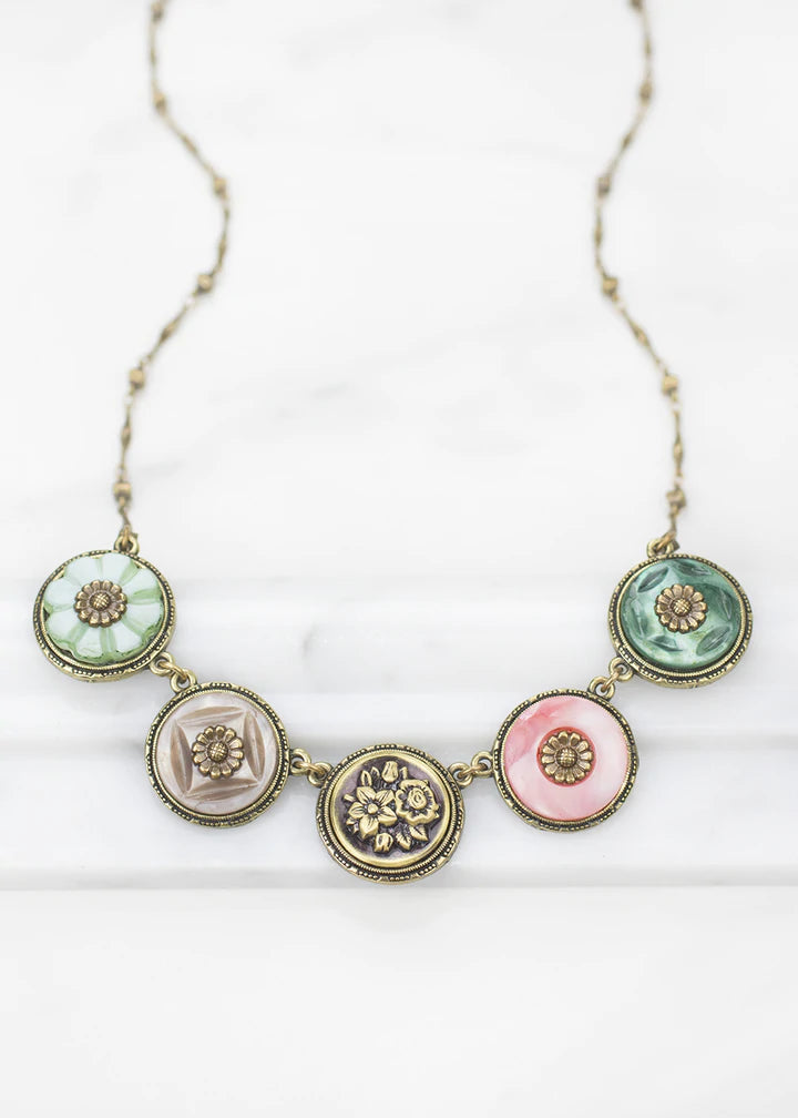 Grandmother's Buttons Amelia Necklace [PRE-ORDER] (Buy 2 Get 1 Free Mix & Match)