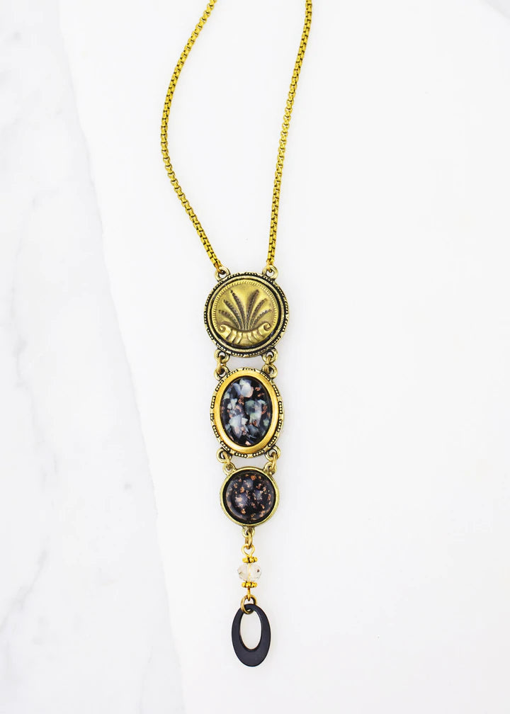 Grandmother's Buttons Cloud Opal Necklace [PRE-ORDER] (Buy 2 Get 1 Free Mix & Match)