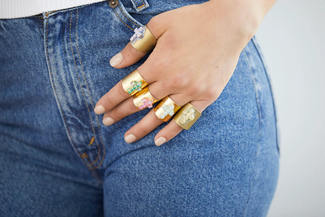 [PRE-ORDER] Tova Cross Ring Patina (Buy 2 Get 1 Free Mix & Match)
