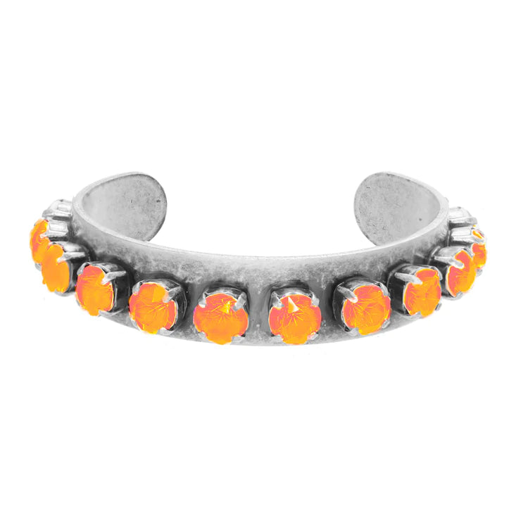 [PRE-ORDER] Tova Nyon Bracelet Antique Silver Electric Orange (Buy 2 Get 1 Free Mix & Match)