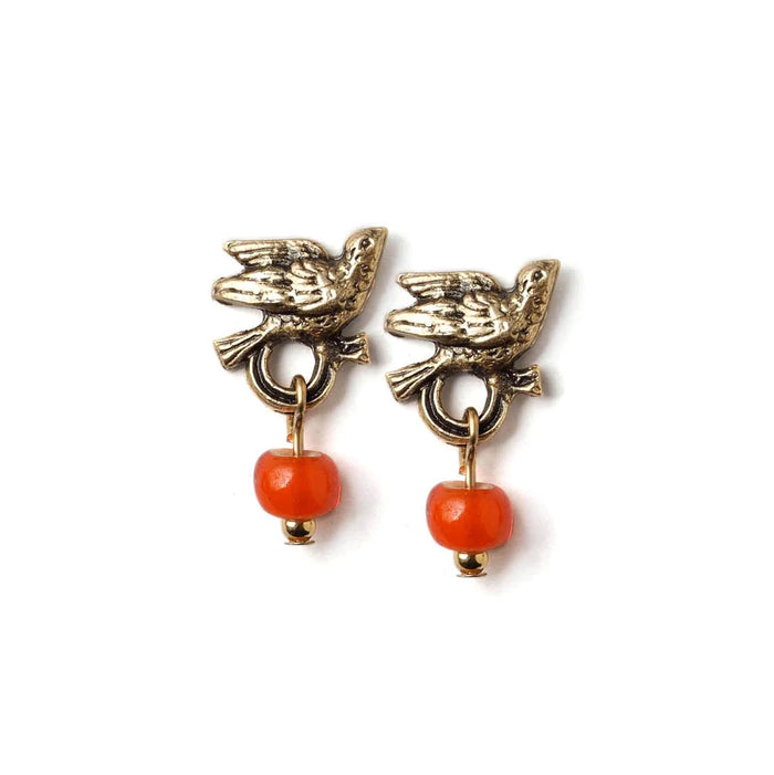 [PRE-ORDER] COLORED BIRD SMALL STUD EARRINGS SET (Buy 2 Get 1 Free Mix & Match)