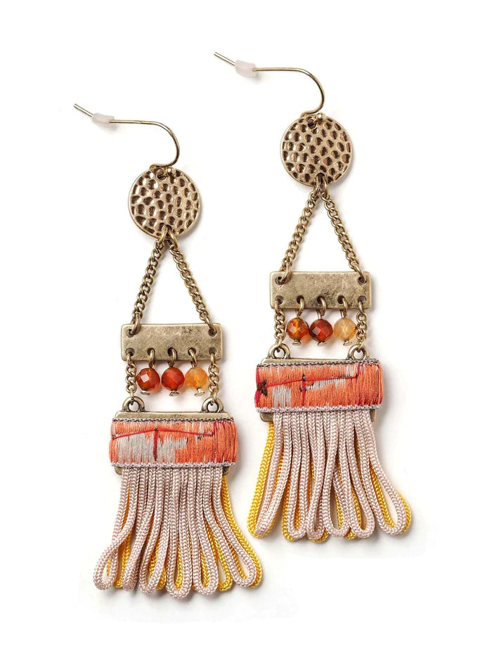[PRE-ORDER] BEADED LADDER EARRINGS WITH TASSELS (Buy 2 Get 1 Free Mix & Match)