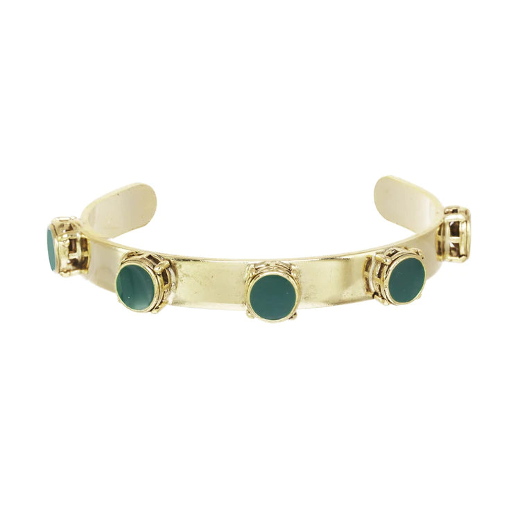 [PRE-ORDER] Tova Harlow Forest Green Cuff (Buy 2 Get 1 Free Mix & Match)