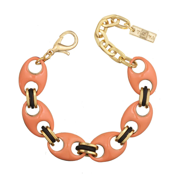 [PRE-ORDER] Tova Amherst Reversible Light Pink/Bright Orange Bracelet (Buy 2 Get 1 Free Mix & Match)