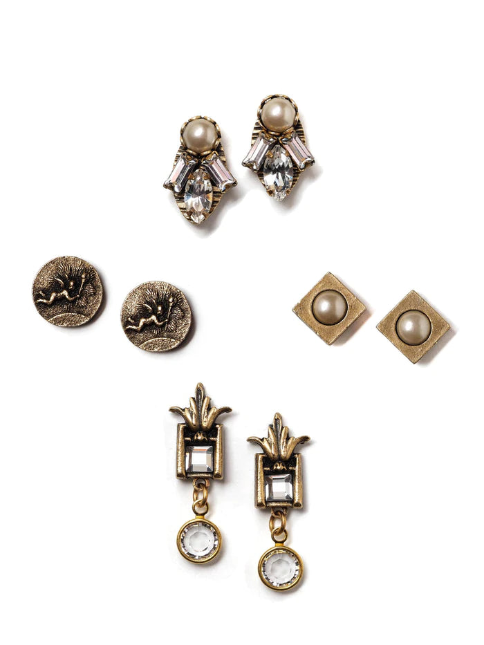 [PRE-ORDER] GLITZ AND GLAM STUD EARRINGS SET (Buy 2 Get 1 Free Mix & Match)