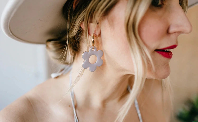 [PRE-ORDER] Tova Dixie Grey Earrings (Buy 2 Get 1 Free Mix & Match)