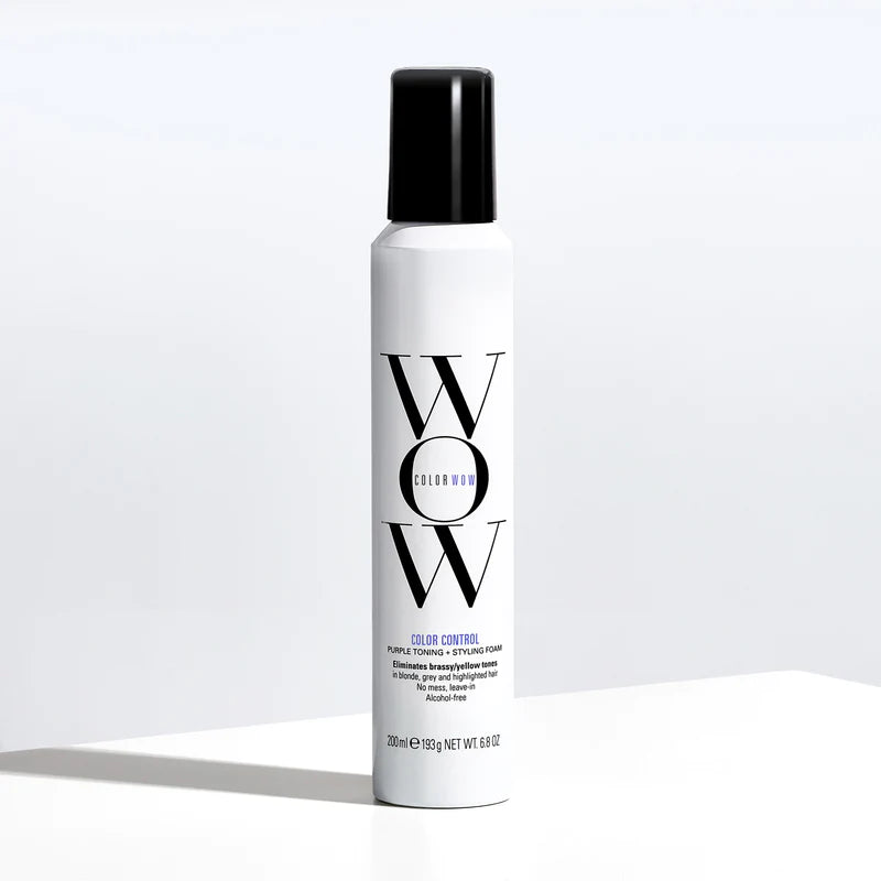 Color Wow Color Control Toning + Styling Foam for blonde, gray and highlights - 6.8 oz (Buy 3 Get 1 Free Mix & Match)