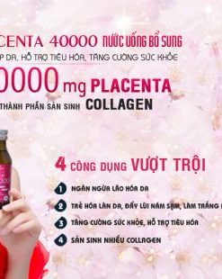 Dr.Placen Horse Placenta Collagen 40000mg (Box of 10 x 100ml) Made in Japan