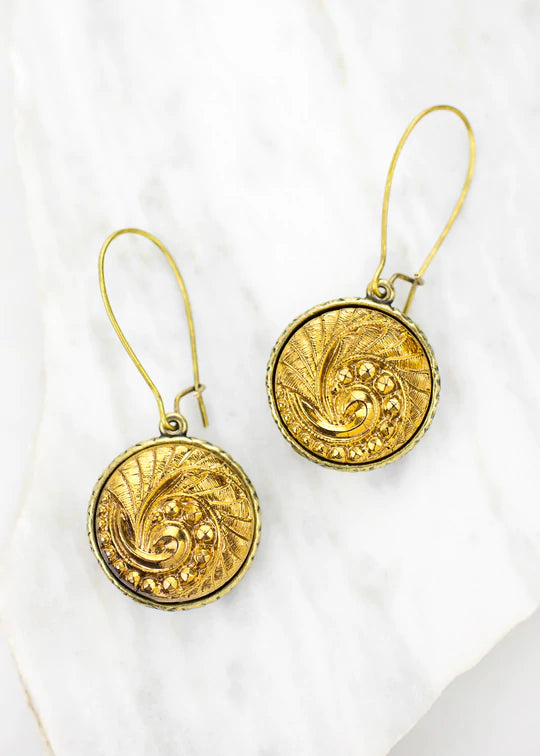 Grandmother's Buttons Averie Earrings [PRE-ORDER] (Buy 2 Get 1 Free Mix & Match)