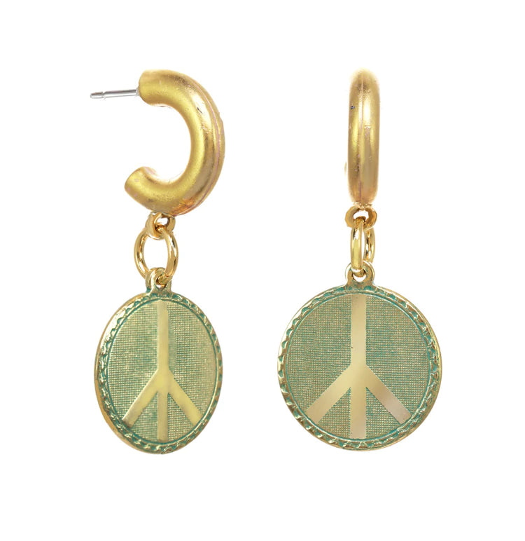 [PRE-ORDER] Tova Peace Hoops (Buy 2 Get 1 Free Mix & Match)