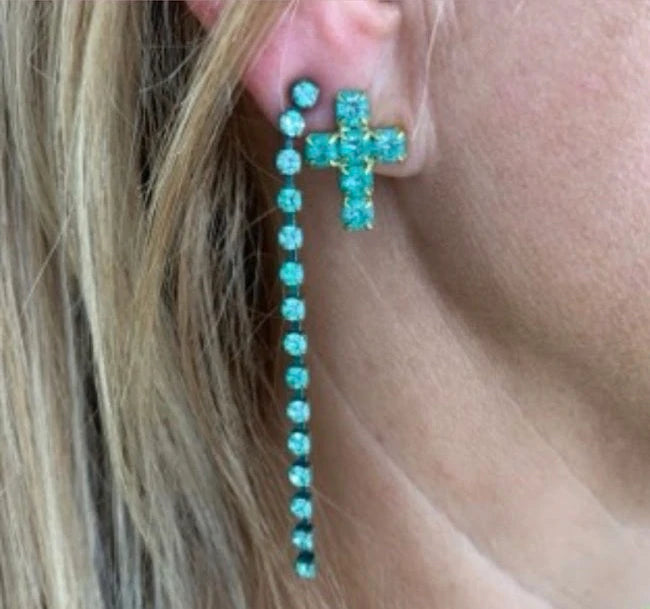 [PRE-ORDER] Tova Cross Post Ear Patina (Buy 2 Get 1 Free Mix & Match)