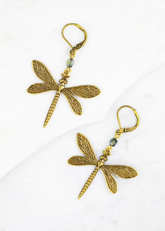 Grandmother's Buttons Dragonfly Earrings [PRE-ORDER] (Buy 2 Get 1 Free Mix & Match)