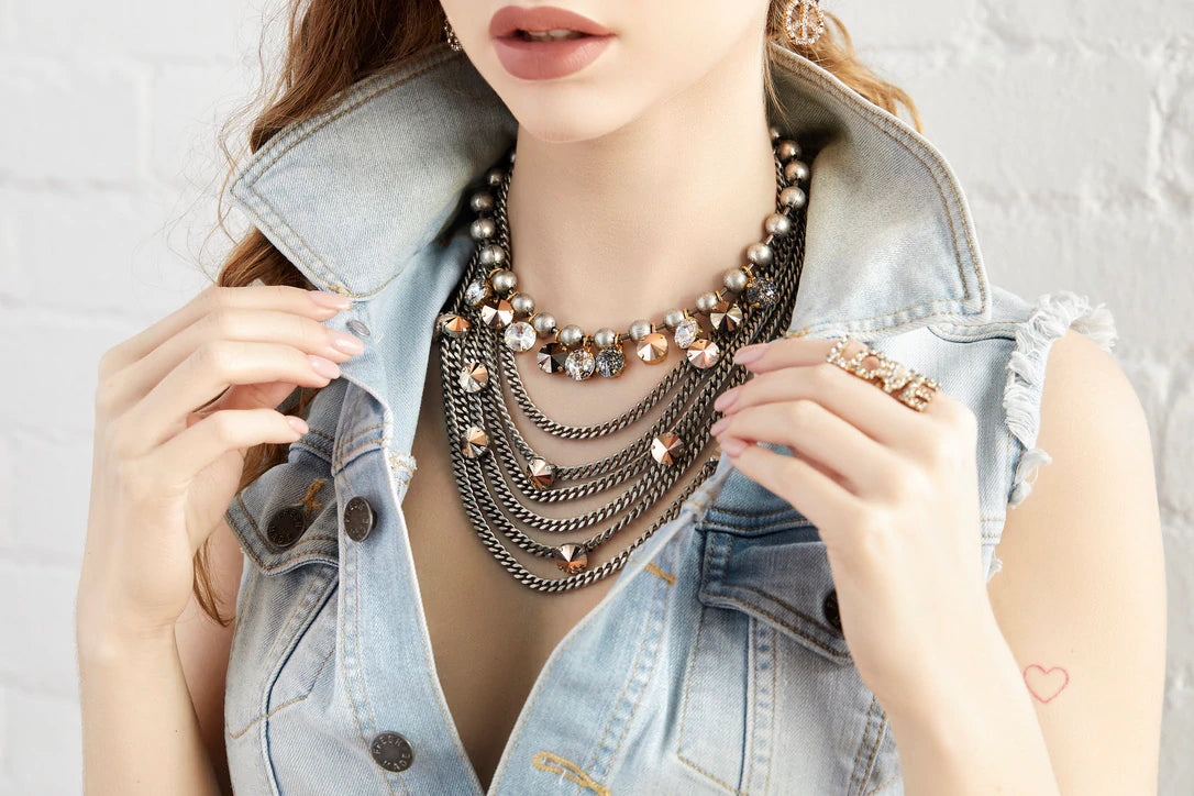 [PRE-ORDER] Tova  Anya Necklace in Antique Silver (Buy 2 Get 1 Free Mix & Match)