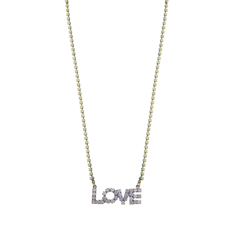 [PRE-ORDER] Tova LOVE Marquee Necklace Patina (Buy 2 Get 1 Free Mix & Match)