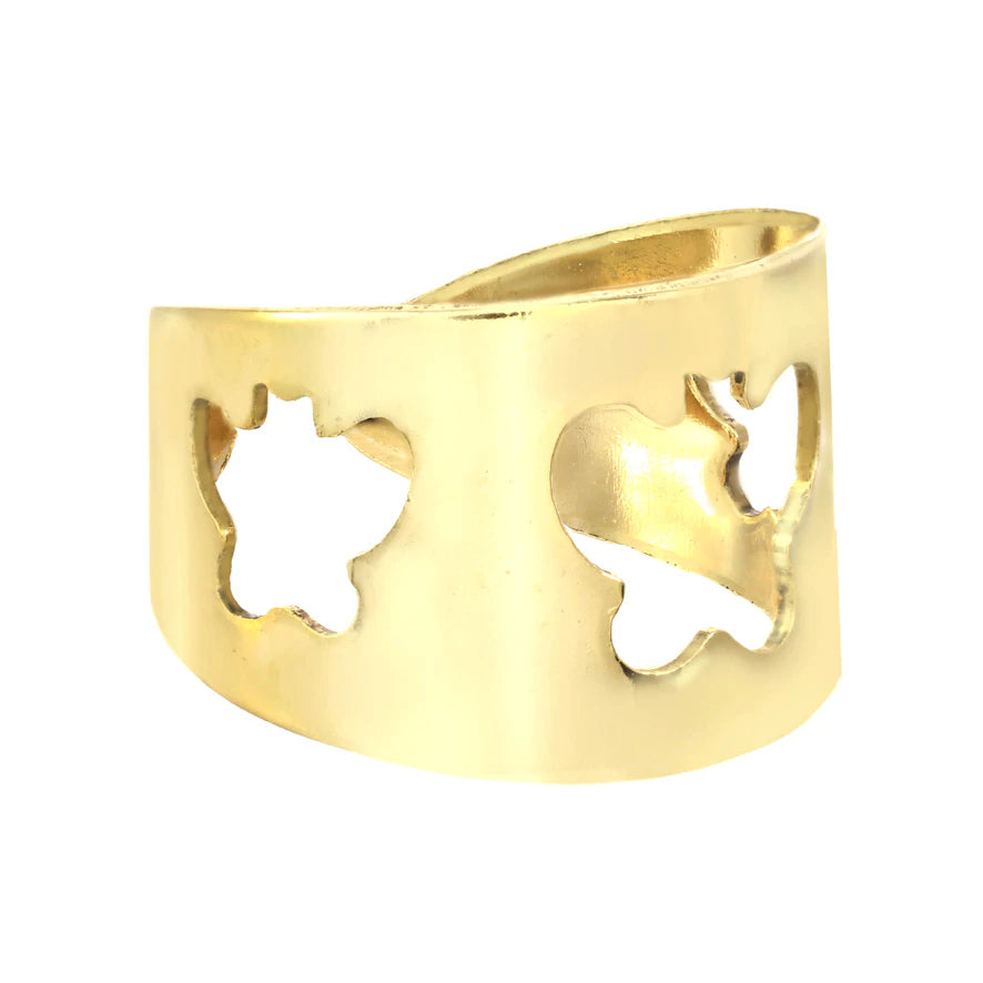 [PRE-ORDER] Tova Charm Gold Ring Band (Buy 2 Get 1 Free Mix & Match)