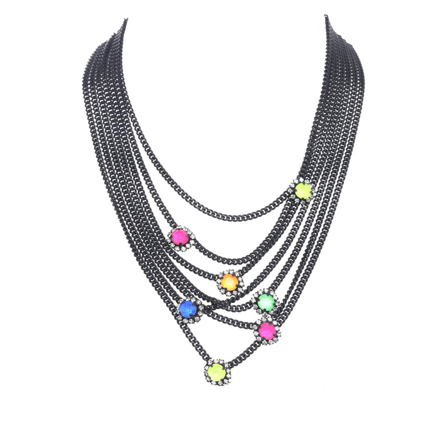[PRE-ORDER] Tova Neck Mess Necklace in Smutt POP (Buy 2 Get 1 Free Mix & Match)