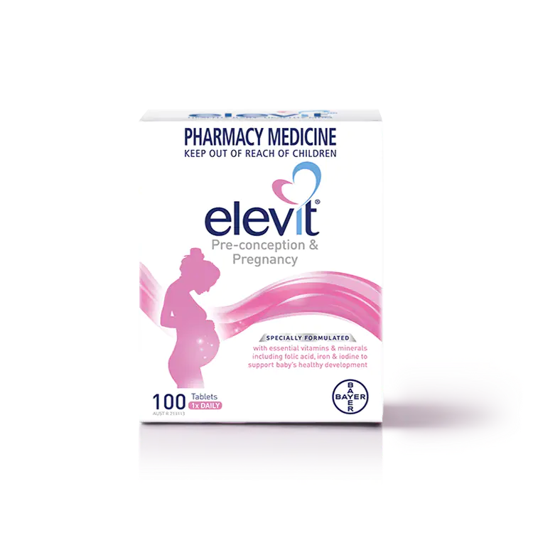 Elevit Pre-conception & Pregnancy Multivitamin 100 Capsules