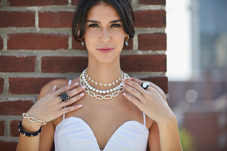 [PRE-ORDER] Tova Marguerite Drop Hoops in Smutt (Buy 2 Get 1 Free Mix & Match)