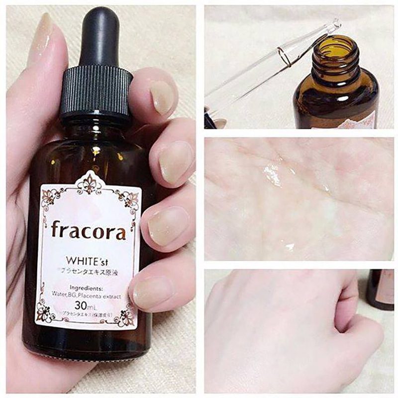 Fracora White'st Pure Placenta Extract Beauty Serum 30ml Japan Skin Care