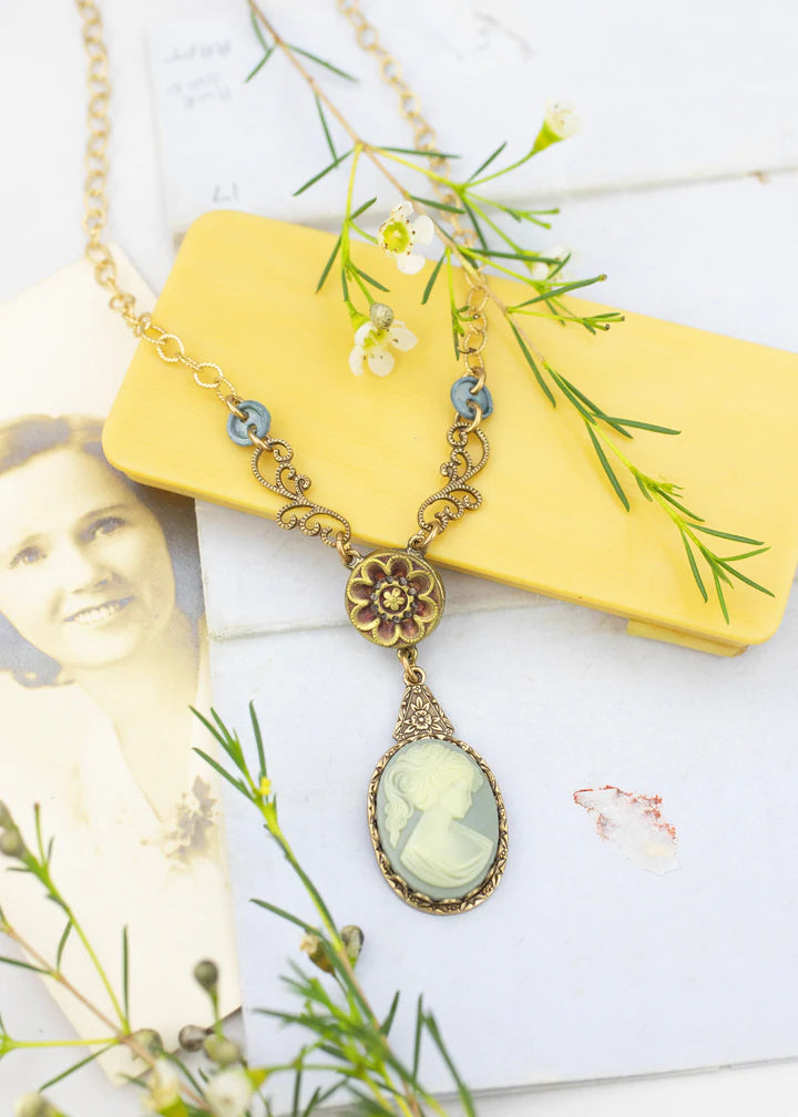 Grandmother's Buttons Josephine Necklace [PRE-ORDER] (Buy 2 Get 1 Free Mix & Match)