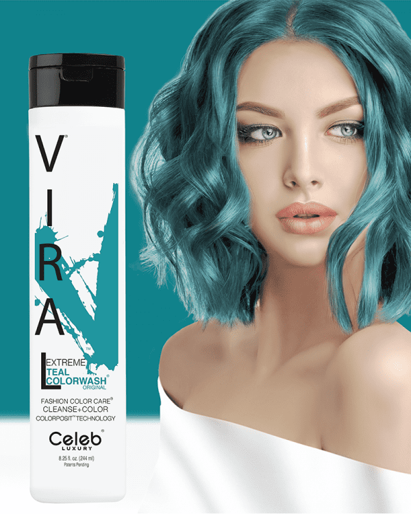 Celeb Luxury Vivid Teal Colorwash -  8.25 oz (Buy 3 Get 1 Free Mix & Match)