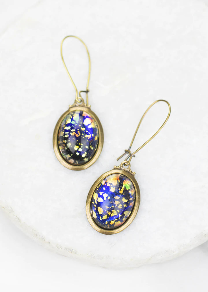 Grandmother's Buttons Blue Confetti Earrings [PRE-ORDER] (Buy 2 Get 1 Free Mix & Match)