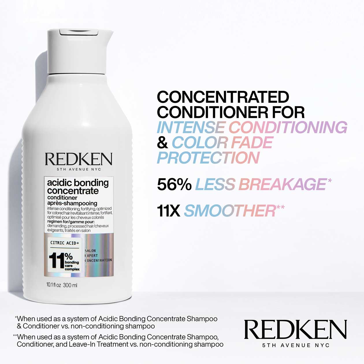 ACIDIC BONDING CONCENTRATE CONDITIONER FOR DAMAGED HAIR - 10.1 oz (Buy 3 Get 1 Free Mix & Match)